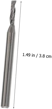 DOITOOL 1 Set nož za rezbarenje Pomoćni nož kvadratni alat dijamantske burgije burgija za Metal Jednostruka flauta aluminijumski završni mlin metalni glodalice Jednostruki završni mlin za flautu za sloj od akrilnog čelika