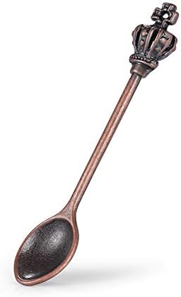 Housweety 20pcs Copper Tone Crown Spoon Tabela Charm privjesci 5. 9x1. 2cm