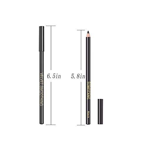 Zevni SUMEITANG olovka za oči olovka 12 kom 2 u 1 drvena crna olovka za oči & olovka za obrve ženska šminka laka za bojenje dugotrajna vodootporna