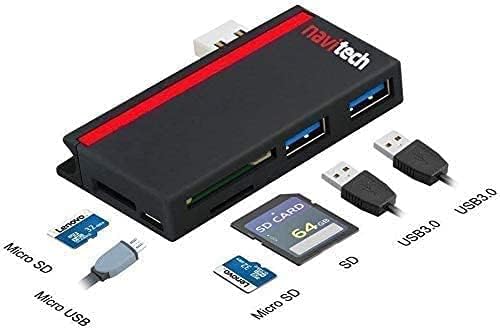 Navitech 2 u 1 laptop/Tablet USB 3.0 / 2.0 Hub Adapter/Micro USB ulaz sa SD / Micro SD čitač kartica kompatibilan sa ASUS BR1100F 11.6 Laptop