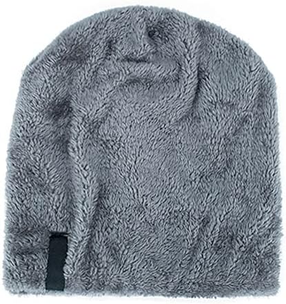 Kožni šešir žene Muškarci Unisex Solid Outor Hat Pletet Hat Winter Plish Warm Plit Hat Fleece Traper Hat