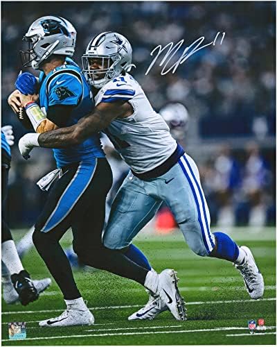 Mikah Parsons Dallas Cowboys AUTOGREME 16 x 20 Sack fotografija - autogramene NFL fotografije