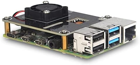 Revotech Raspberry Pi Poe šešir, IEEE802.3AF Standardni kompatibilni, 5V 2.4A izlaz i ventilator za hlađenje 25x25mm za maline PI 3B + / 4b