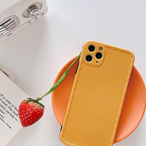 Oautosjy privezak od jagode privjesak za telefon šarm simulacija Strawberry traka za pametne telefone viseći