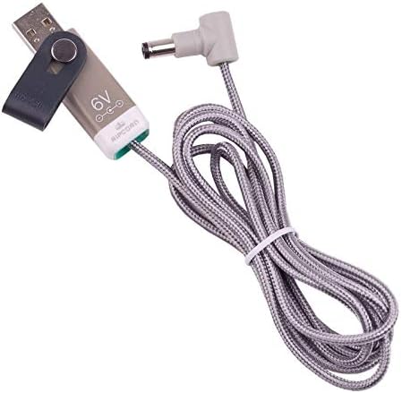 Myvolts Ripcord USB do 6V DC kabl za napajanje kompatibilan sa Tommee Tippee roditeljskom jedinicom 1094s