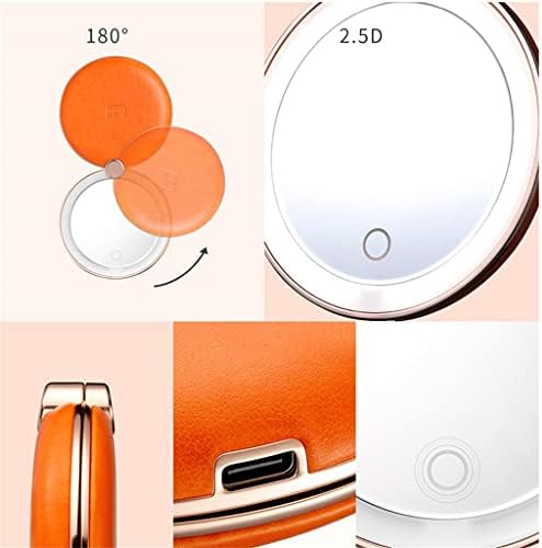 ZHUHW Skin Rejuvenation Portable Pocket LED Light Makeup Compact Light Makeup Pocket Swivel