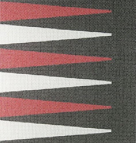 pepita komplet za igle: Backgammon Cherry ugalj, 16 x 12