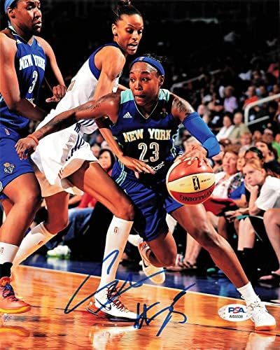 Cappie Pondexter potpisan 8x10 FOTO WNBA PSA / DNK autogramirani - autogramirani NBA fotografije