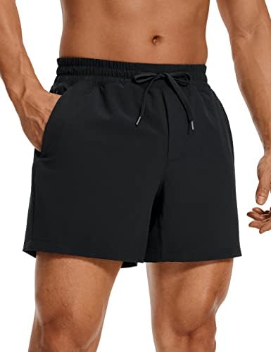 CRZ Yoga muške kratke hlače za vježbanje bez košuljice - 5 lagane sportske sportske sportske hlače za teretanu