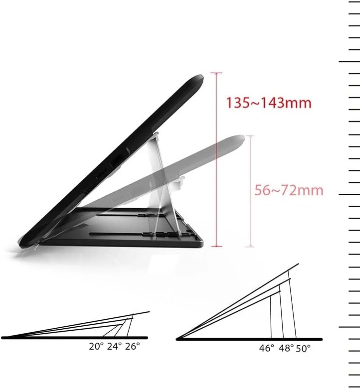 Debele tablete za podesive postolje Prijenosni metalni multi-kutni nosač za laptop olovka za lampicu
