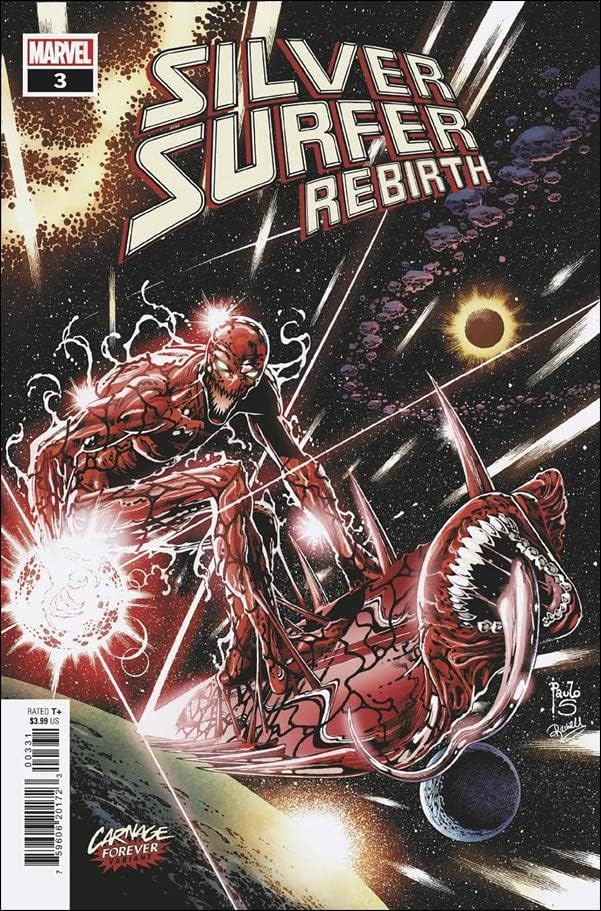 Srebrni Surfer Rebirth 3B VF / NM; Marvel comic book / Carnage Forever