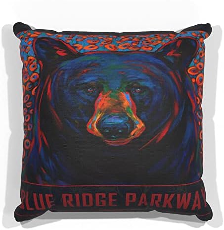 Blue Ridge Parkway Field of Dreams Canvas Throw jastuk za kauč ili kauč kod kuće & ured iz ulja slika umjetnika