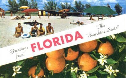 Pozdrav sa, Florida razglednice