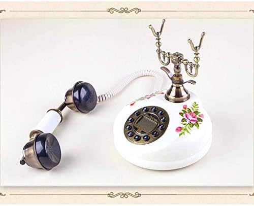PDGJG Antikni telefon, fiksni digitalni vintage telefon klasični europski retro fiksni telefon kabeliran