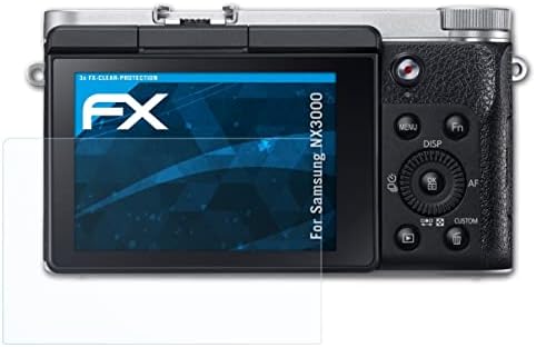 Atfolix Zaštitni film Kompatibilan je sa Samsung NX3000 zaštitnikom zaslona, ​​ultra-Clear FX zaštitni film