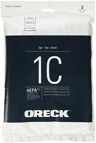 Oreck HEPA zamjenska torba za usisivače kanistera Venture i Venture Pro, AK10020, 2 pakovanja