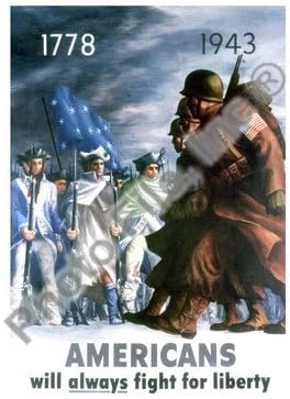 Amerikanci će se uvek boriti za slobodu-Drugi svetski rat 8x10 sjajna fotografija