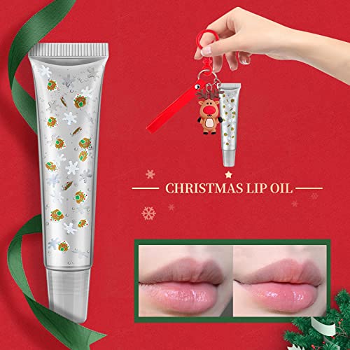 Prirodni sjaj za usne Clear Božić Lip care Set one Lip Gloss One Christmas privjesak Lip Gloss usne Enhancer