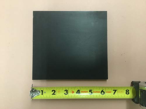 Crni Abs plastični Lim 5/16 debljine x 5.75 x 6.25 mat završna obrada RP086