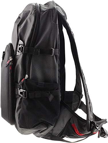 Navitech action backpack i crvena kutija za pohranu s integriranim prsima - kompatibilan sa SJCAM SJ4000