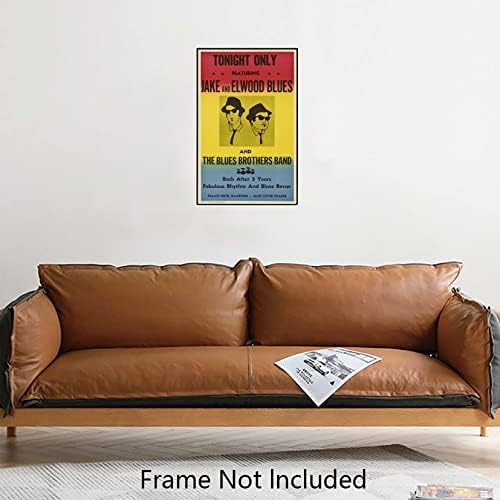XIHOO The Blues Brothers in Concert Poster Frameless Gift 12 x 18