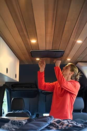 VanEssential izolirani Zatamnjeni prozorski poklopci prednja kabina i Krovni ventil za Ford Transit Van