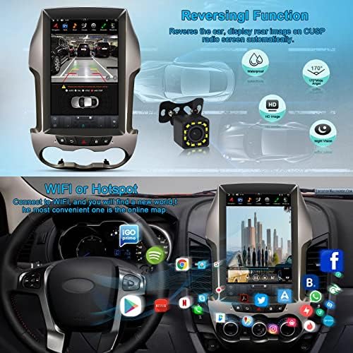 CUSP Android Auto Stereo Radio GPS za Ford Ranger F250 2011 2012 2013 2014 2015 12.1 inčni navigacioni multimedijalni plejer PX6 4G+64G Glavna jedinica za reprodukciju automobila DSP Auto Audio Video Plug In And Play