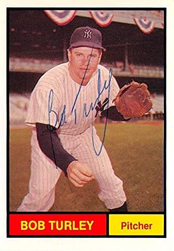 Autogragramsko skladište 653167 Bob Turley AUTOGREMENT BASEBALL CARD - 1982 Galasso 1961 New York Yankees