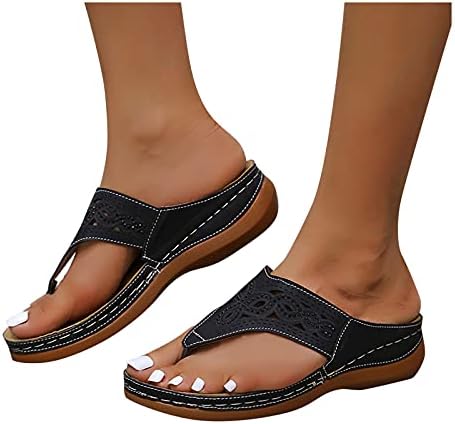 Ženske platforme sandale prozračne modne sandale Ležerne prilike klizače Slide Flip Flops Sandale Udobne