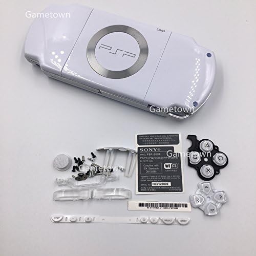 Nova zamjena Sony PSP 2000 konzola puni poklopac kućišta sa gumbima Set-bijeli.