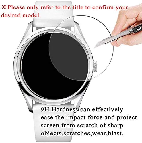 Synjy [3 paket] Zaštitnik zaslona od kaljenog stakla, kompatibilan sa SEIKO SNK559J1 9H Film Smartwatch
