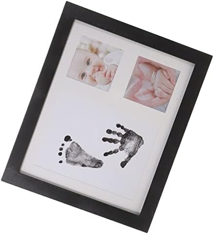 TOYANDONA Growth Photo Frame Baby Hand Photo Frame novorođenče otisak ruke i otisak okvir za fotografije
