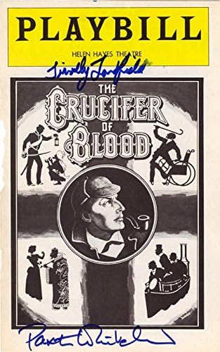 Crucifer of Blood Broadway Cast-Show Bill Cover potpisan sa Ko-potpisnicima