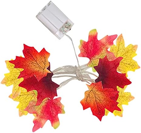 TODOZO kutija za baterije za Dan zahvalnosti LED javorov list svjetlosni niz unutarnji i vanjski ukrasni