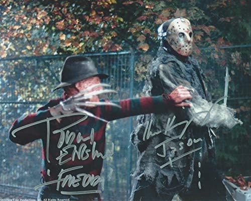 Freddy vs. Jason Robert Englund i Ken Kirzinger potpisali su autogram 8x10 Photo Reprint