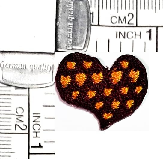 Kleenplus Mini Chocolate Cookie Heart Cartoon vezeno gvožđe na šiju na značku za farmerke jakne šeširi ruksaci