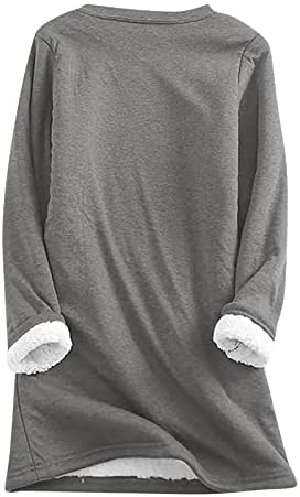Ženski prevelizirani džemperi Ispiši vrhove zadebljanih plus fleece lambswool fit košulja za dno slatko