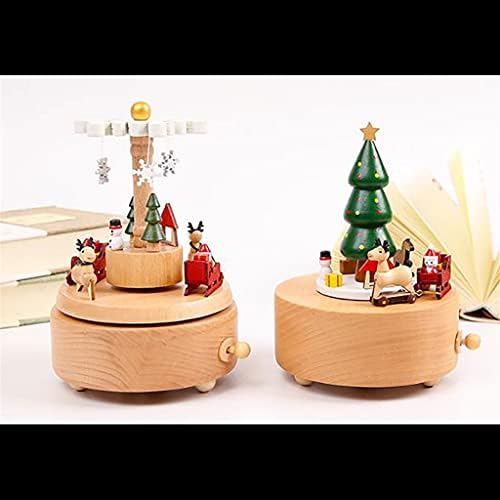 N / A Drvena muzička kutija Božićna zabava Xmas Tree Pareusel Music Boxes Božić (Boja: B, Veličina