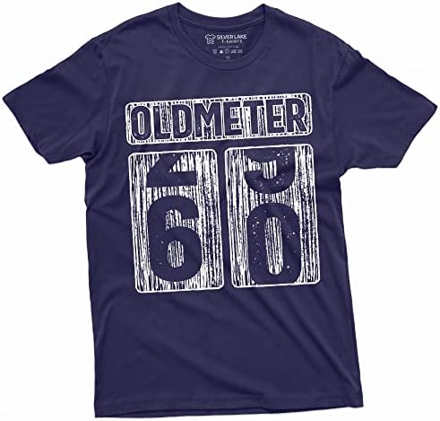 Muška godišnjica 60. rođendana Majica Funny Tee Odometar Age Dad GrandPa poklon majica