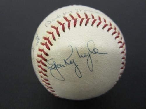 1974 New York Yankees Thurman Munson tim potpisao je bejzbol 15+ potpisa PSA COA - autogramirani bejzbol