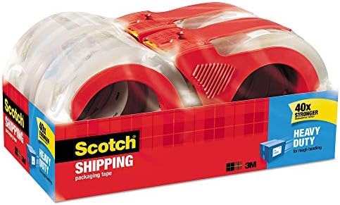 Scotch 3850 Pakovanje teških ambalaže, 1,88 inča x 54,6yds, bistro, 4 / pakovanje