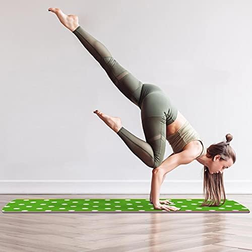 Yoga Mat Dots šareni uzorak ekološki prihvatljiva neklizajuća podloga za fitnes vježbe za Pilates i vježbe