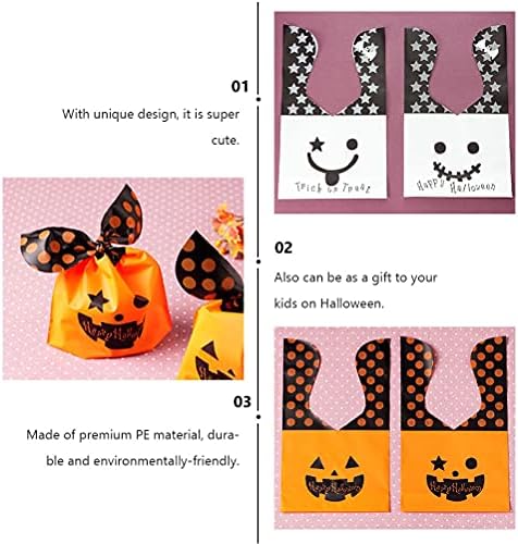 Partykindom 50pcs Halloween Candy Torba Creativna torba Modni slatkiši za slatkiši za Halloween Party
