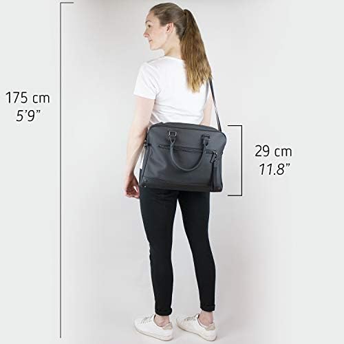 Prijateljska šveđana 13 inčna tanka torba za laptop za žene i muškarce - minimalistička glasnik torba, veganski