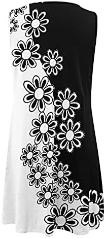 Pokael ljetne haljine za žene 2023 plaža Casual V izrez izdubljeni modni rukav s cvjetnim printom sarafan