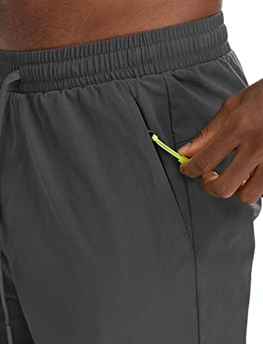 ZENGJO muške kratke hlače No Liner 7 inča Lagana teretana trening atletske kratke hlače džepove zatvarača