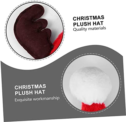 GALPADA 2pcs Supplies Hats Accessories Antler za sa dekorativnim Božić odmor Creative kapa Kids Red jedinstveni