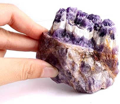 Binnanfang AC216 1pc Veliki prirodni iznos Amethyst Crystal grubi ljubičasti kolekcija mineralnih uzorka