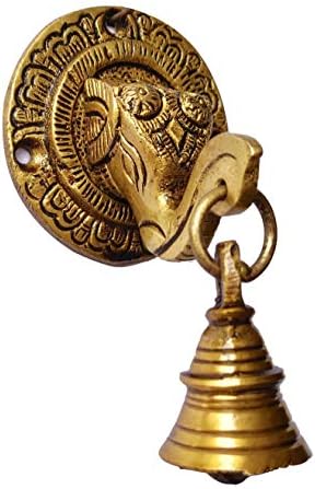 Mesingana vrata koja visi ukrasni zvonik indijskim kolekcionarskim
