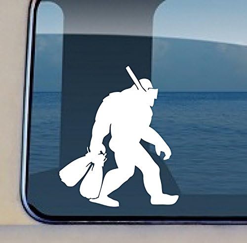 Bigfoot Sasquatch Snorkeling - Vinyl 5 visoki decal laptop tablet skejtbord automobili Windows sticke